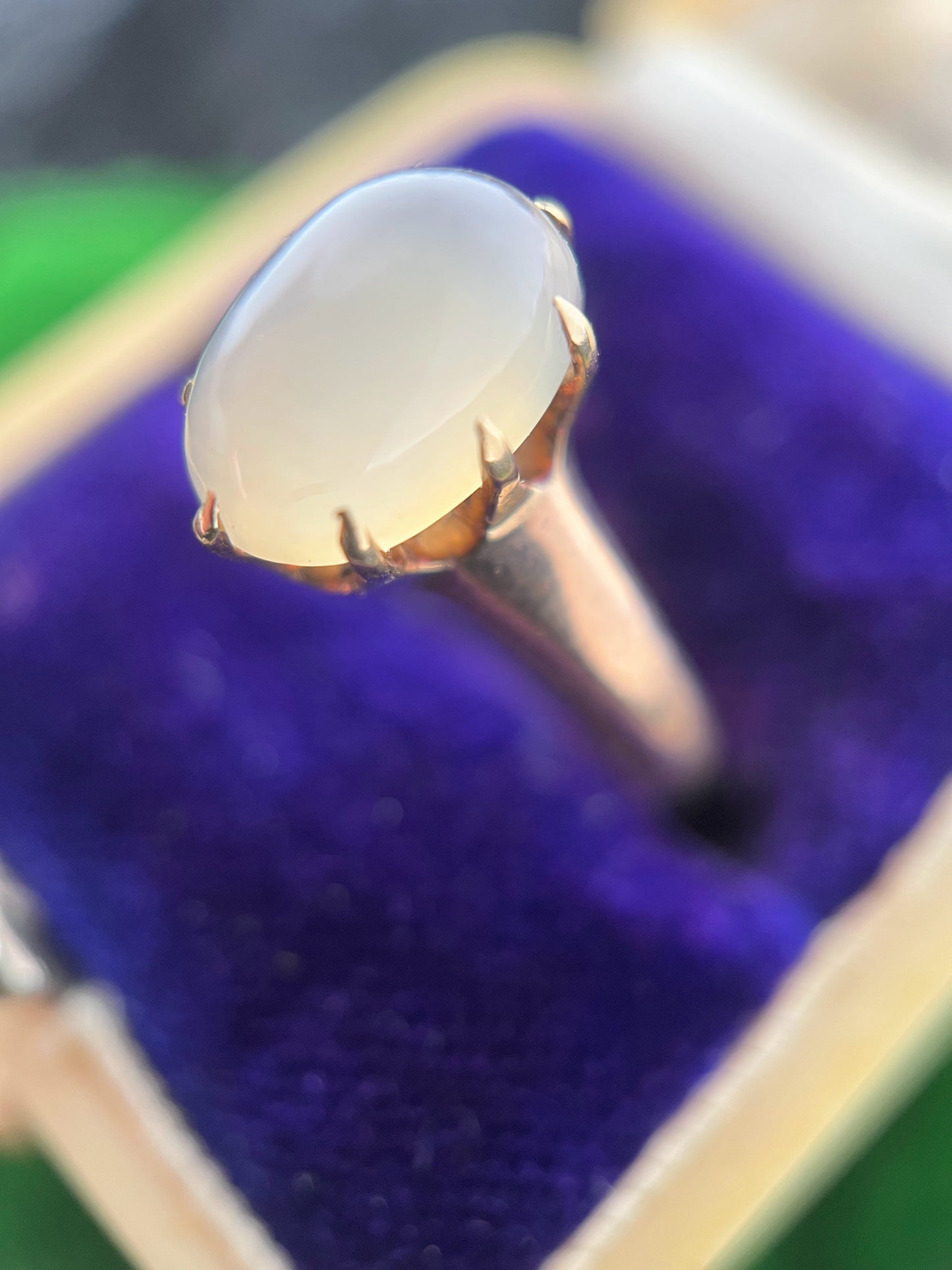 Turn of the Century 10k Gold Moonstone Ring