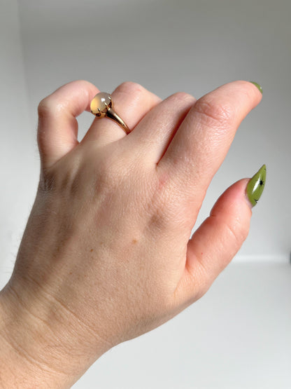 Turn of the Century 10k Gold Moonstone Ring
