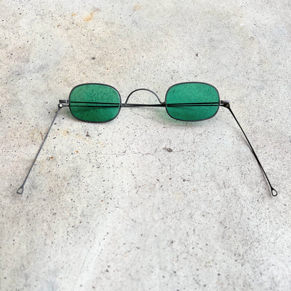 19th c. Green Tinted Eyeglasses