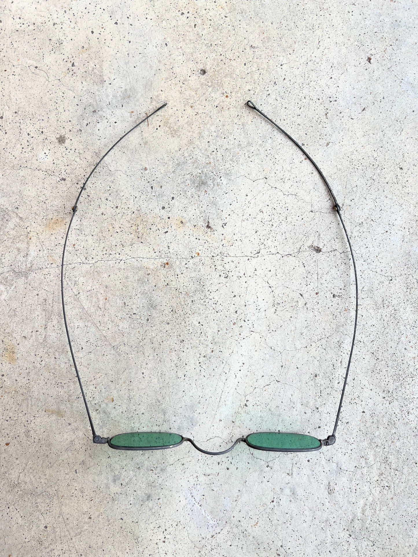 19th c. Green Tinted Eyeglasses
