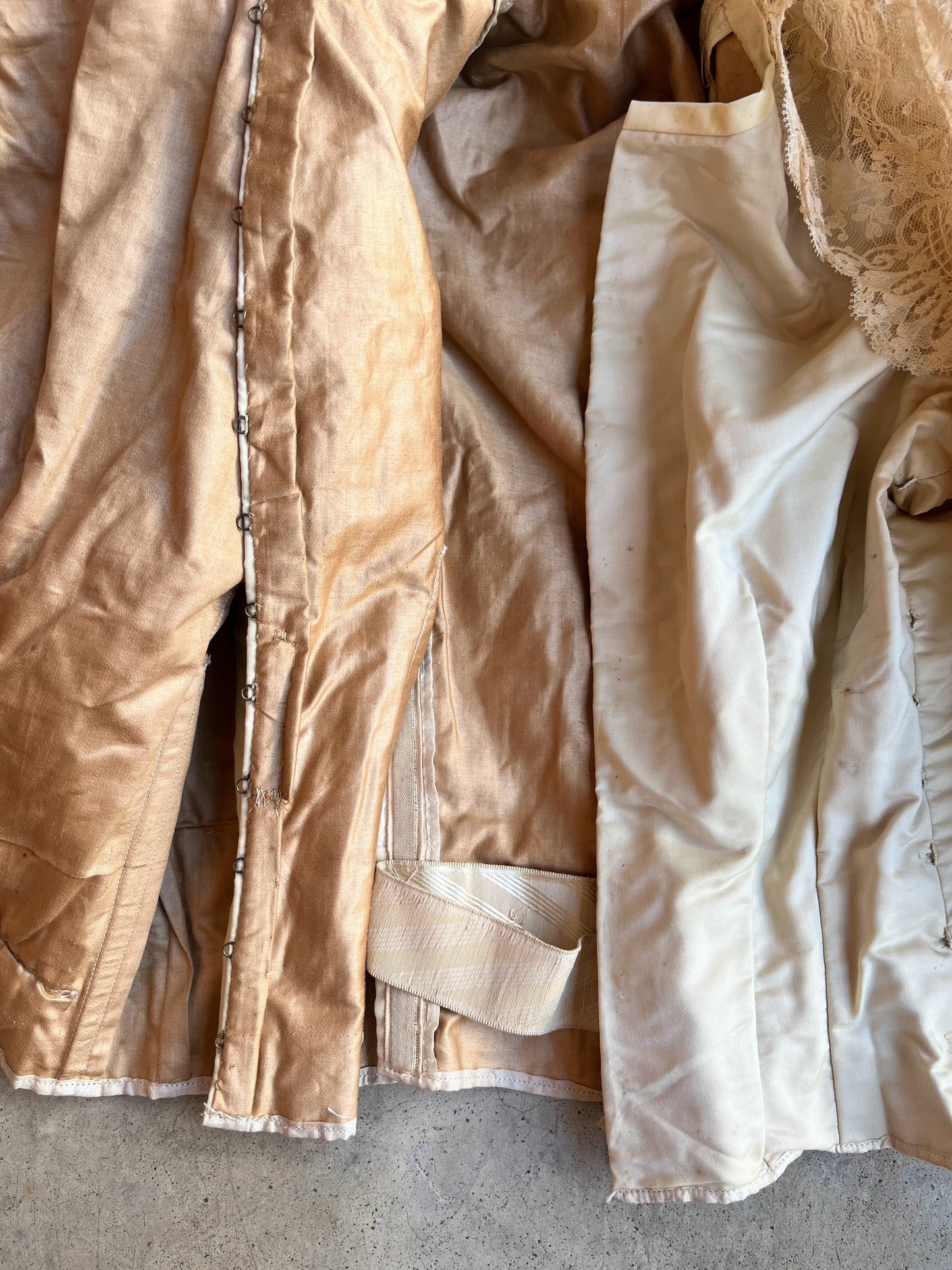 1890s Wedding Bodice + Shoes With Provenance