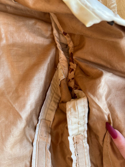 1890s Wedding Bodice + Shoes With Provenance