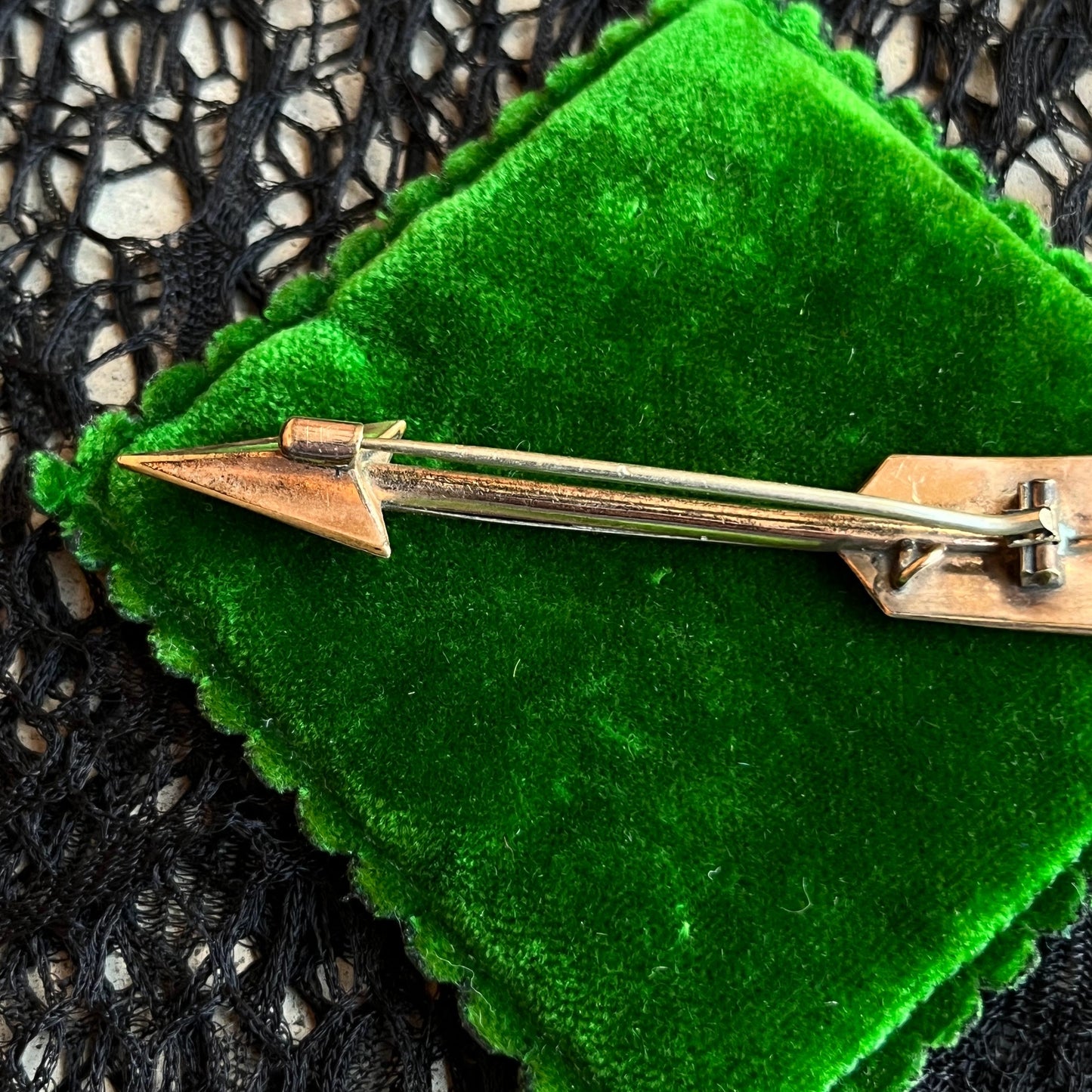 Late 19th c. Gold Filled Arrow Brooch