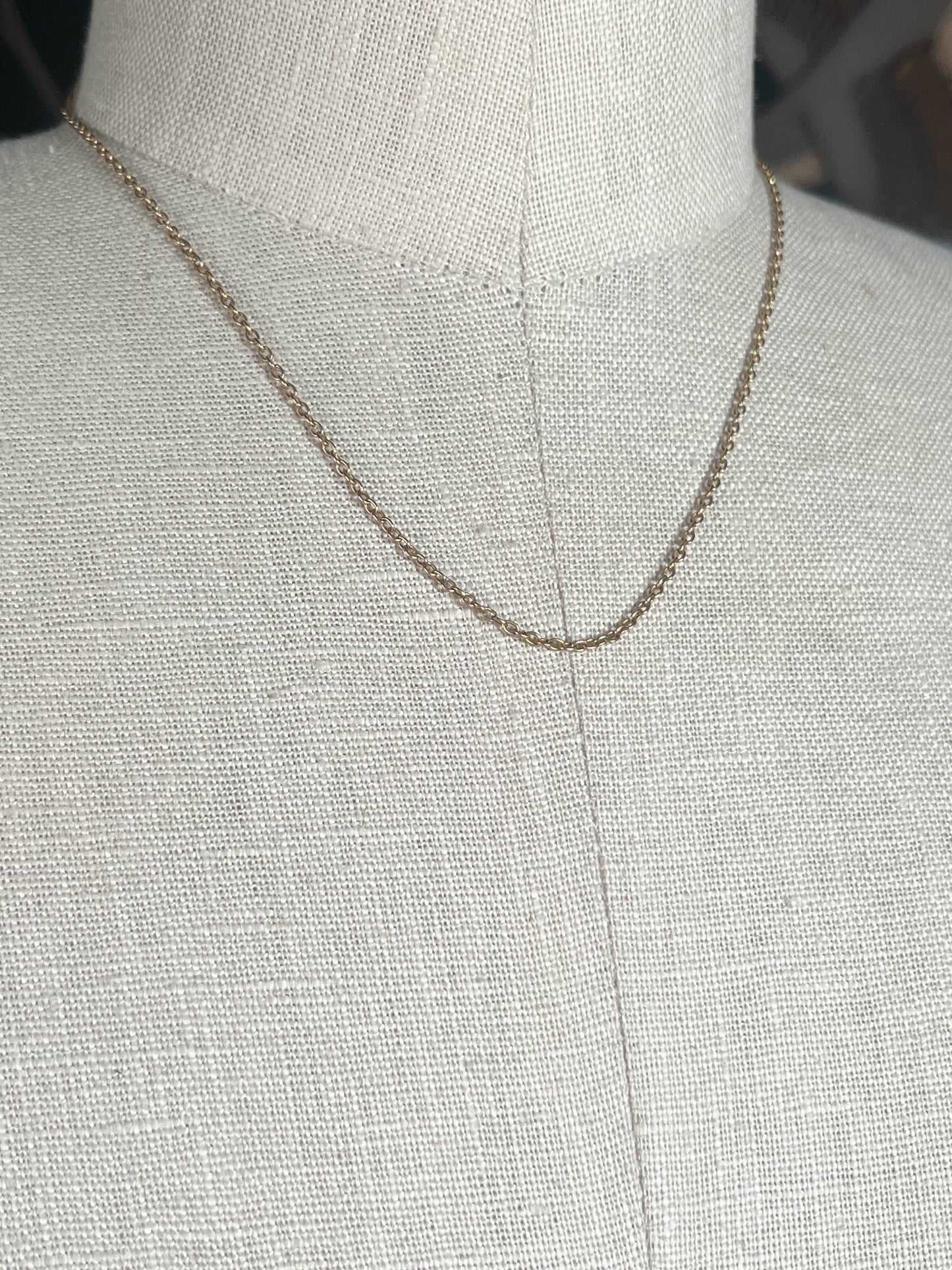 c. 1900s 9k Gold Chain