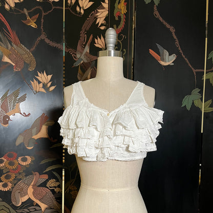 c. 1900s Ruffle Bust Enhancer