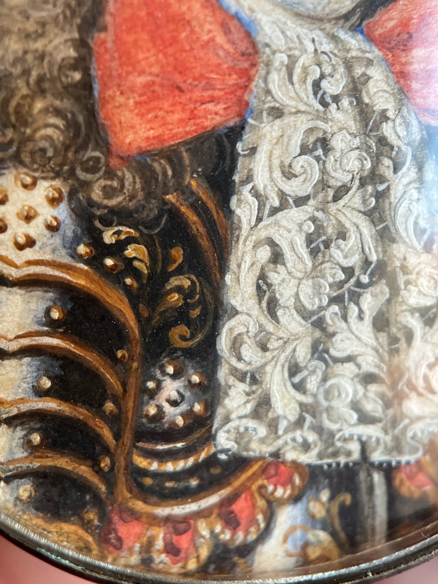 c. Late 17th - Early 18th Century Portrait Miniature Pendant