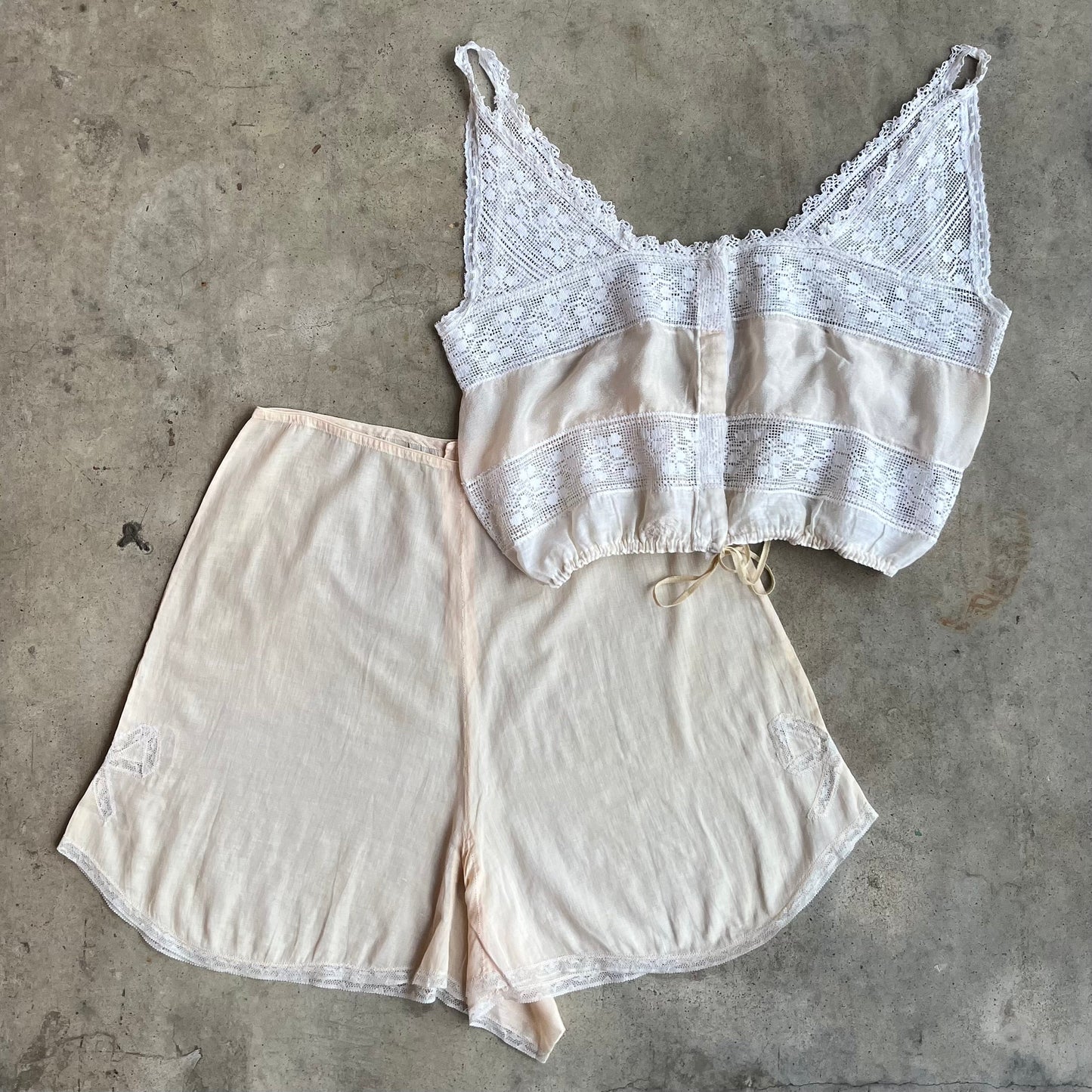 c. 1920s-1930s Tap Pants + Camisole