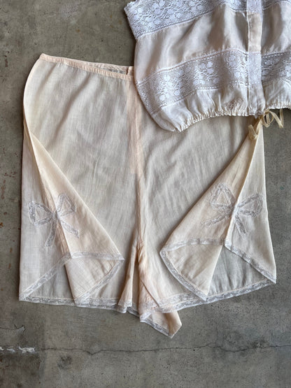 c. 1920s-1930s Tap Pants + Camisole