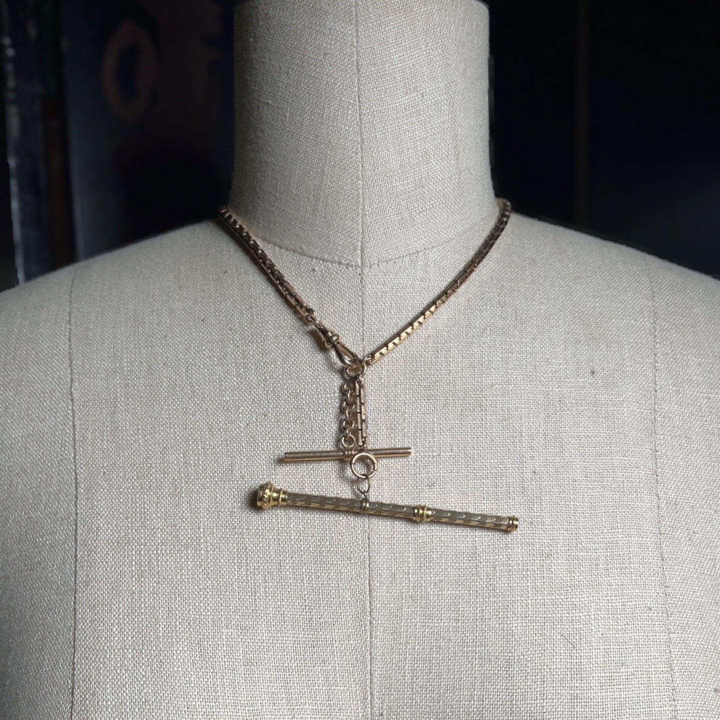 19th c. 14k Gold Rauch & Co. Pencil Pendant