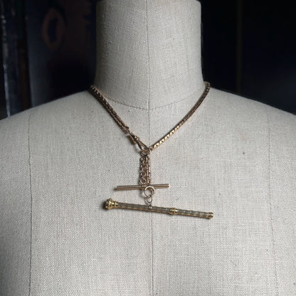 19th c. 14k Gold Rauch & Co. Pencil Pendant