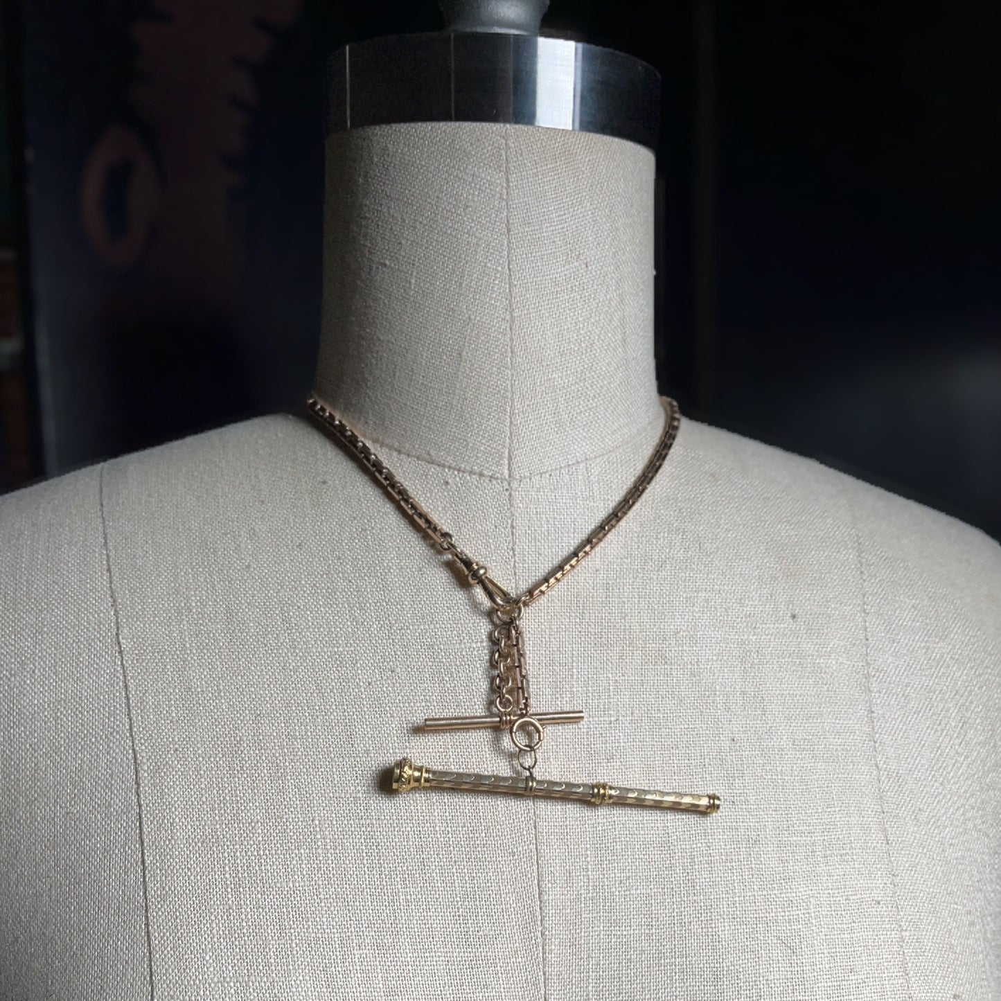 19th c. 14k Gold Rauch & Co. Pencil Pendant