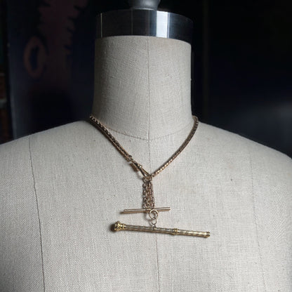 19th c. 14k Gold Rauch & Co. Pencil Pendant