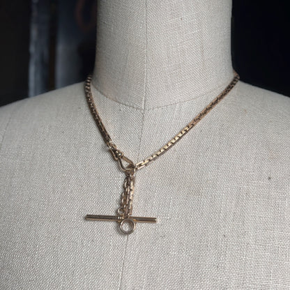 c. 1890s - 1900s Heavy Gold Filled Watch Chain