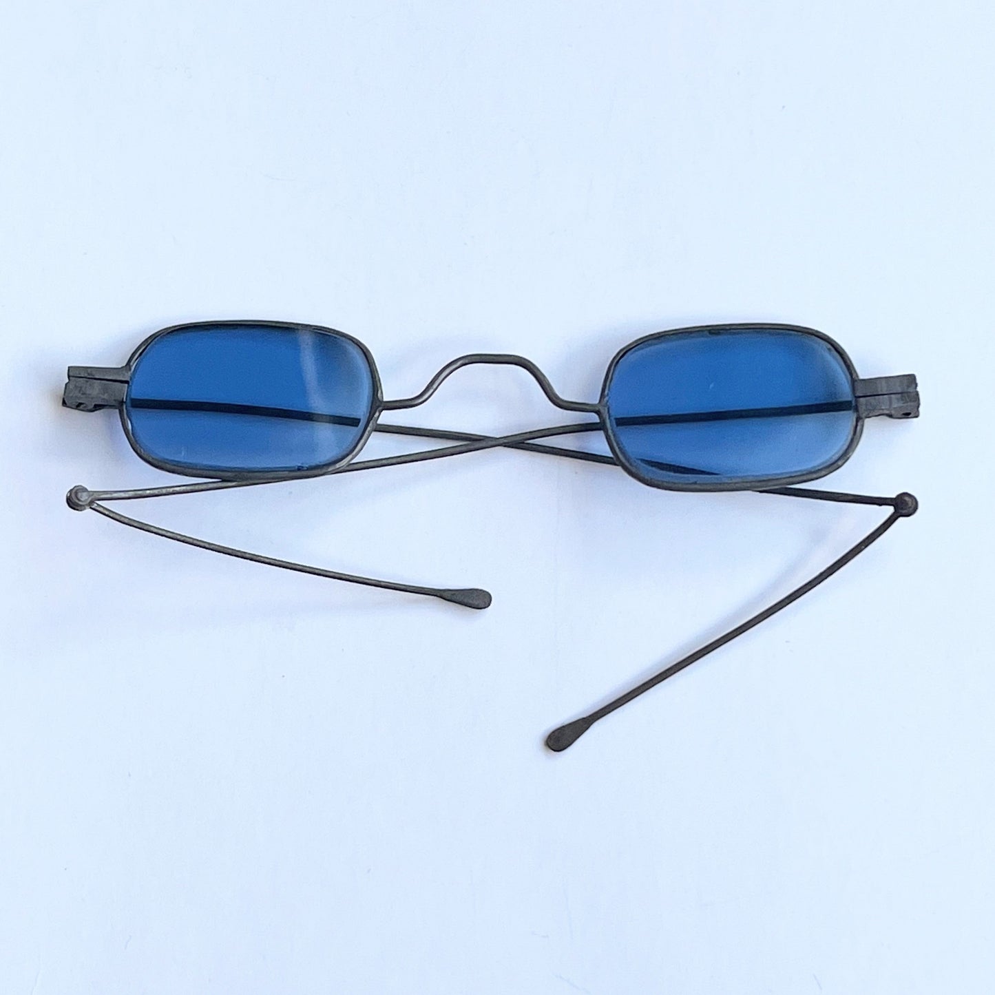 19th c. Blue Tinted Eyeglasses