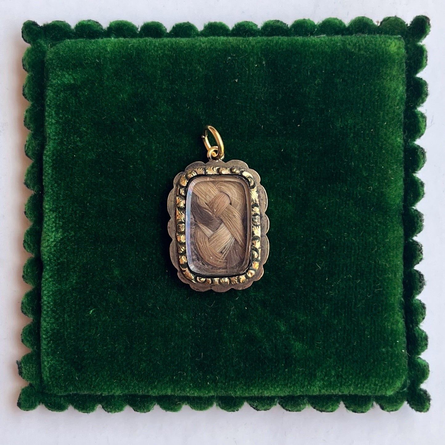 Early 19th c. Hair Locket Pendant