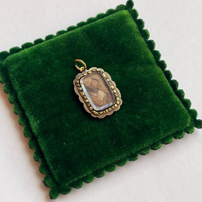 Early 19th c. Hair Locket Pendant