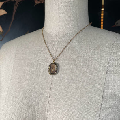 Early 19th c. Hair Locket Pendant
