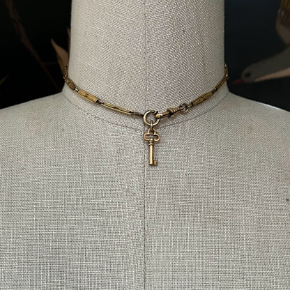 Late 19th c. Key Charm Pendant
