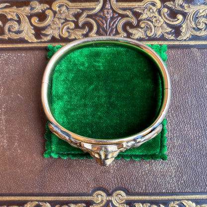 c. 1900s Gold Filled Lion Bracelet