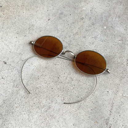 Late 19th c. Amber Tinted Glasses