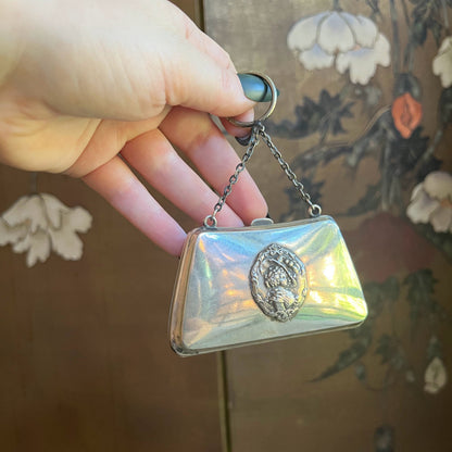 c. 1910s Sterling Silver Chatelaine Purse by R. Blackinton & Co.