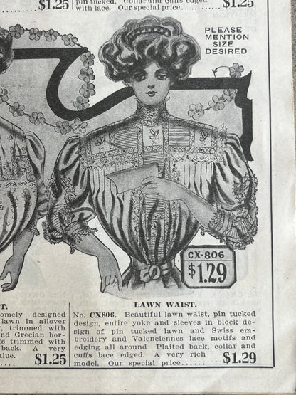1908 Spring & Summer Catalog | Boston Store Chicago