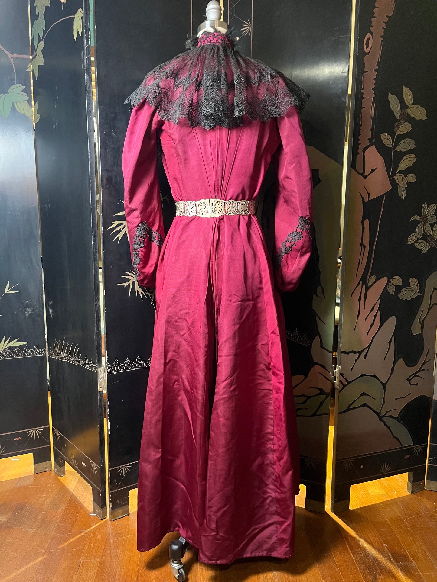 RESERVED | Early 1900s Edwardian Silk Tea Gown
