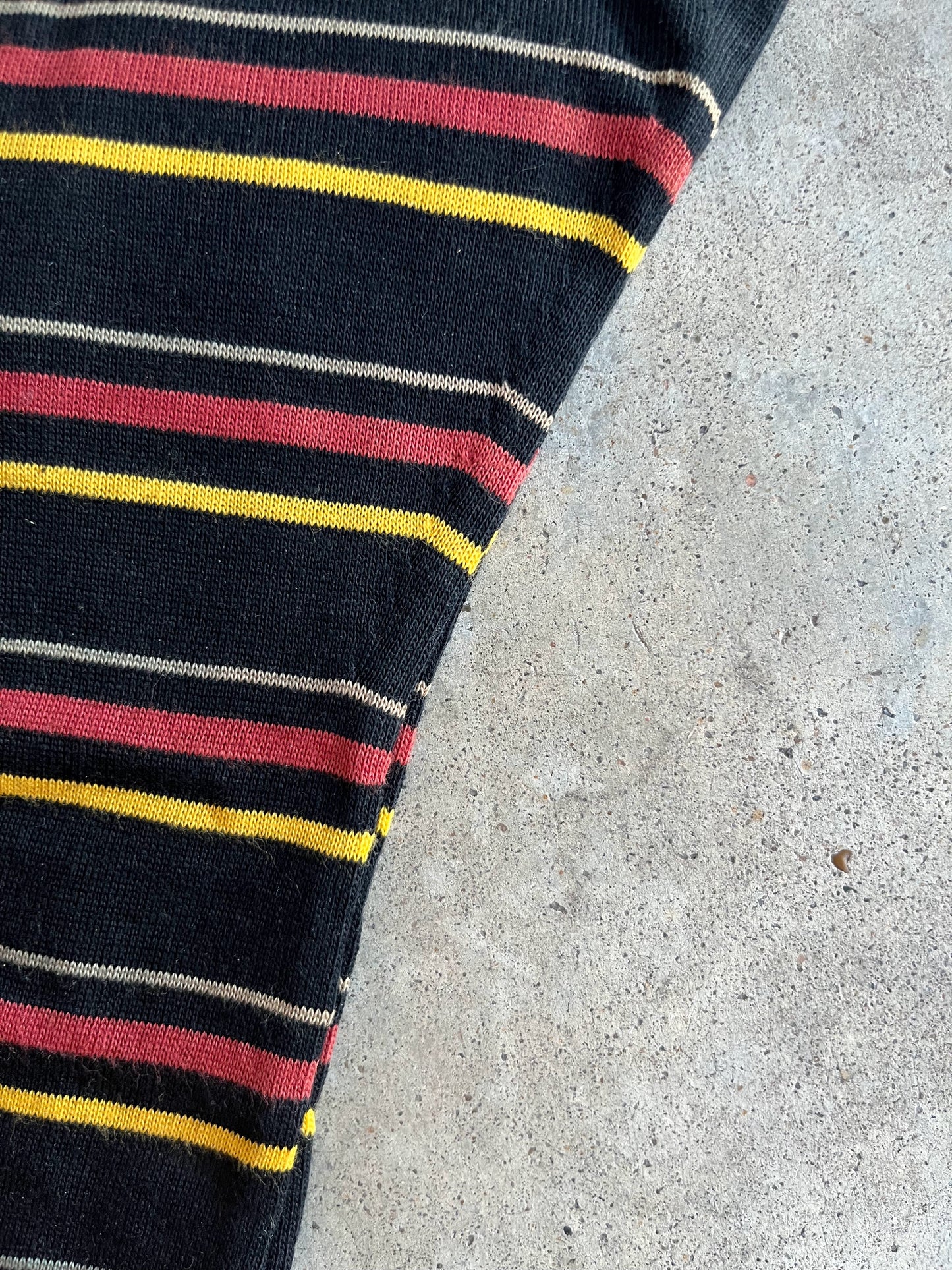 Late 19th-Early 20th c. Striped Cotton Stockings