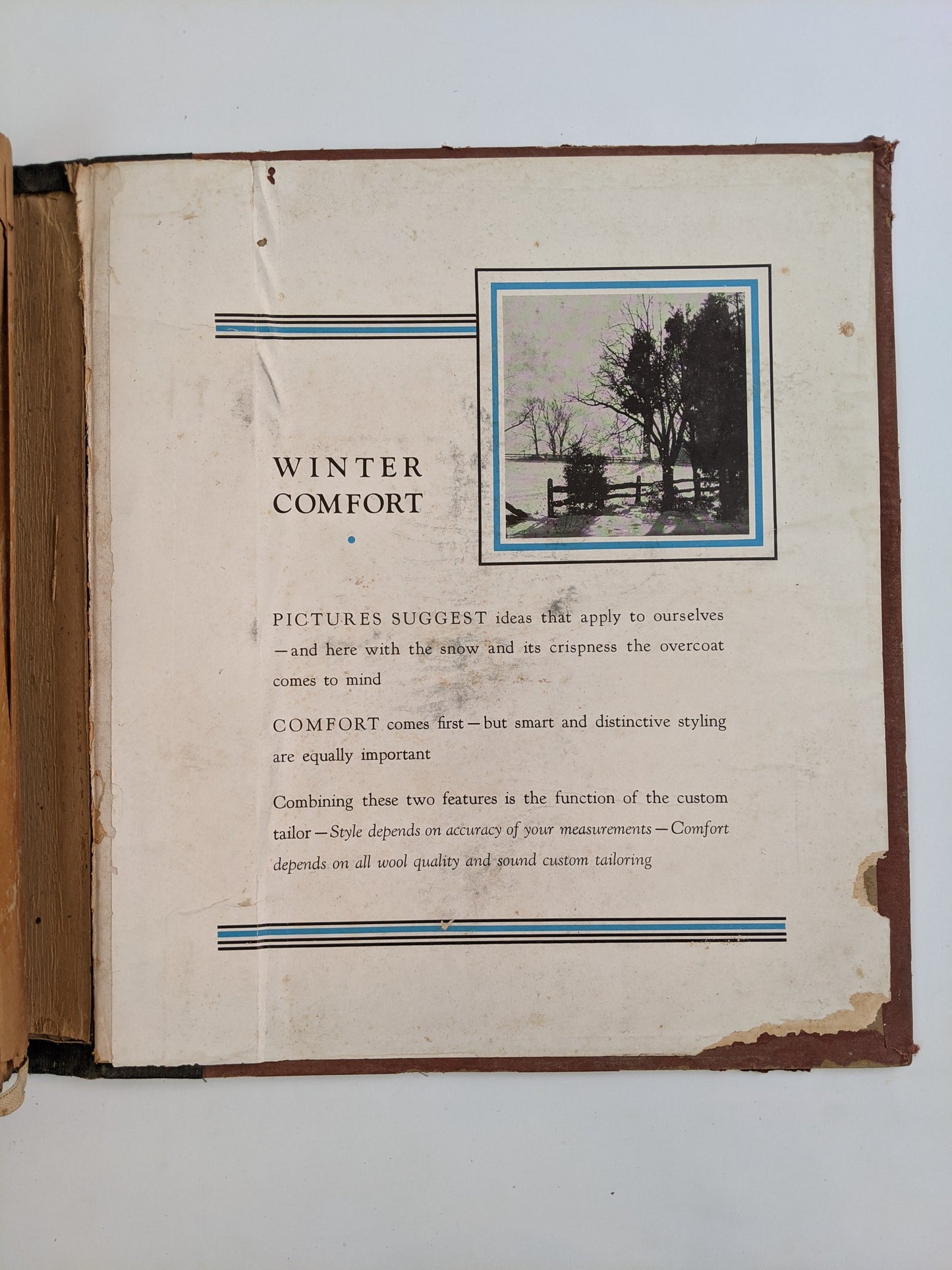 1930s Catalog Scrapbook 1936-37 International Tailoring Co