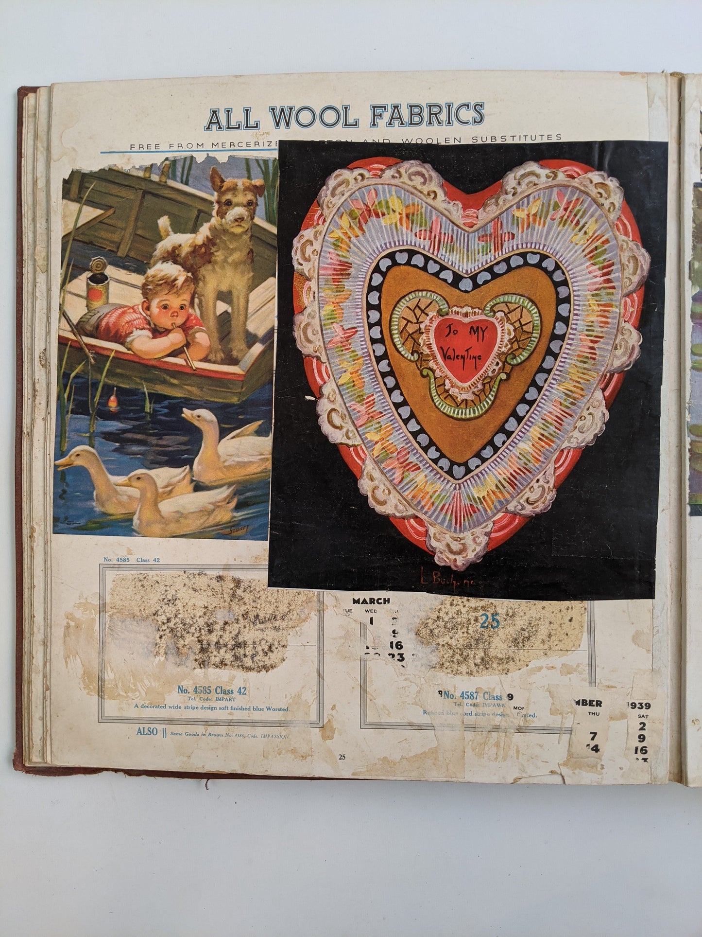 1930s Catalog Scrapbook 1936-37 International Tailoring Co
