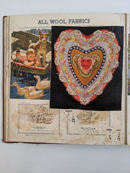 1930s Catalog Scrapbook 1936-37 International Tailoring Co