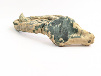 Antique Hand Painted Silk Snake