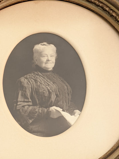 Antique Ornate Framed Photograph of a Lady