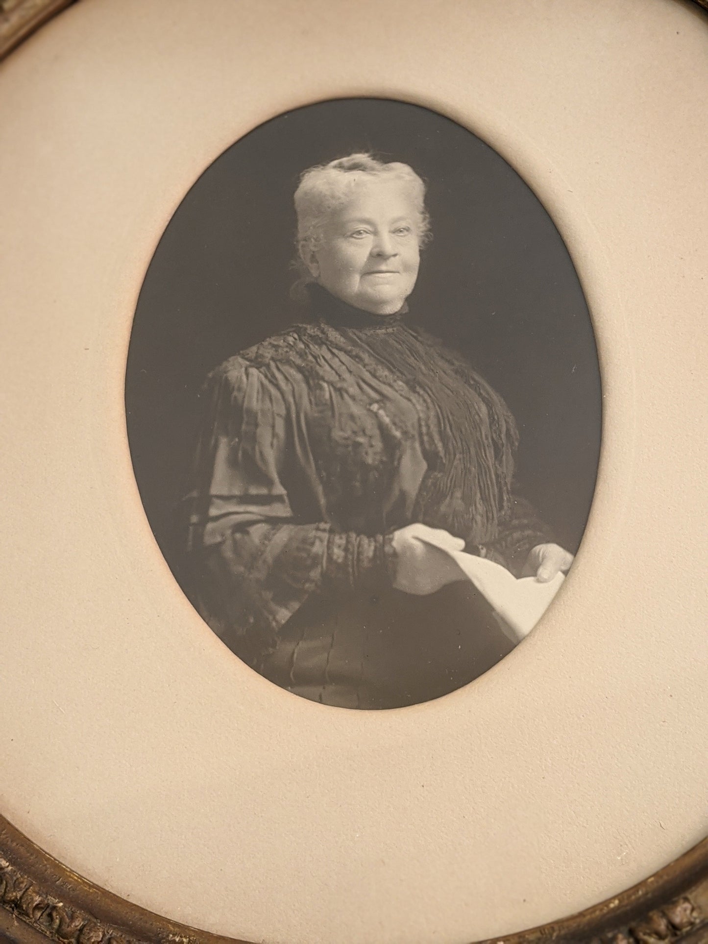 Antique Ornate Framed Photograph of a Lady