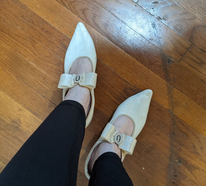 Late Victorian Pointed Toe Wedding Shoes