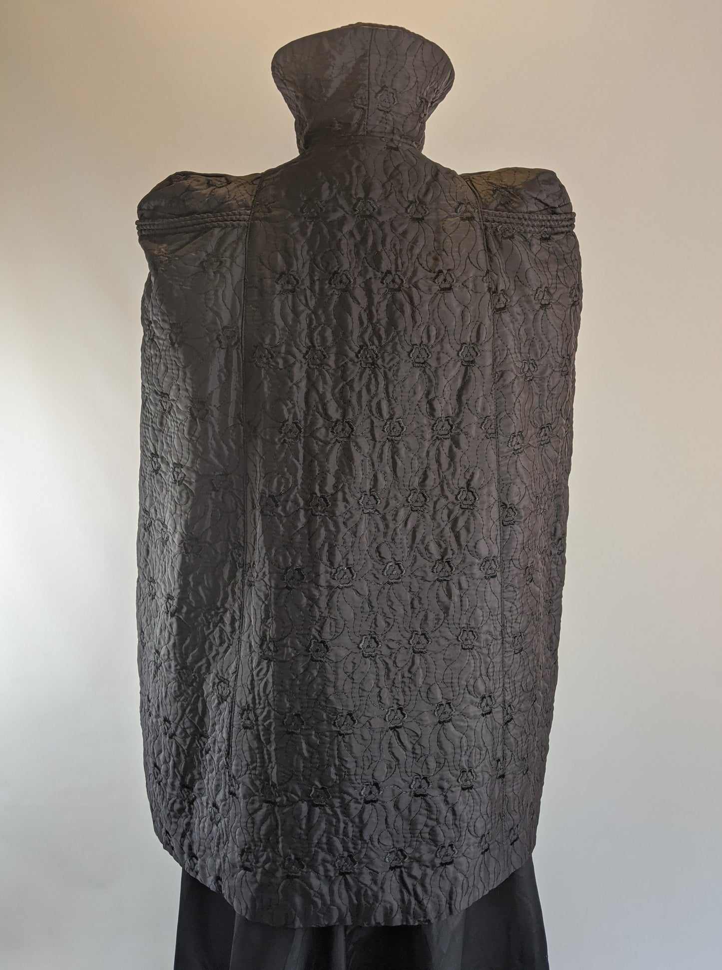 Vintage Victorian Style Quilted Cape