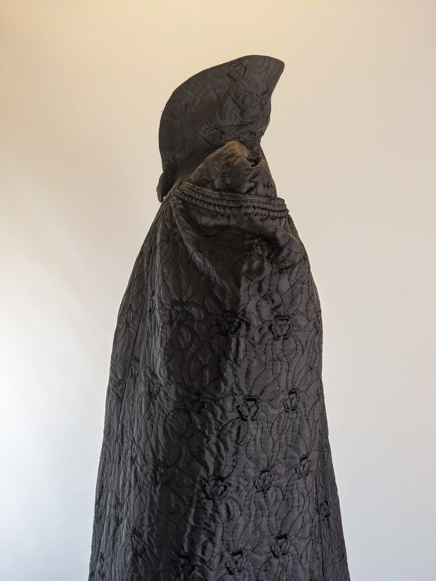 Vintage Victorian Style Quilted Cape