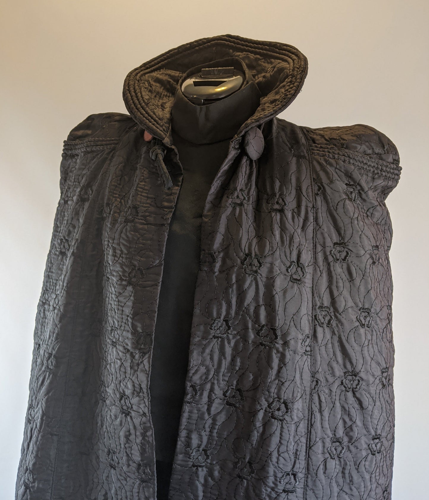 Vintage Victorian Style Quilted Cape