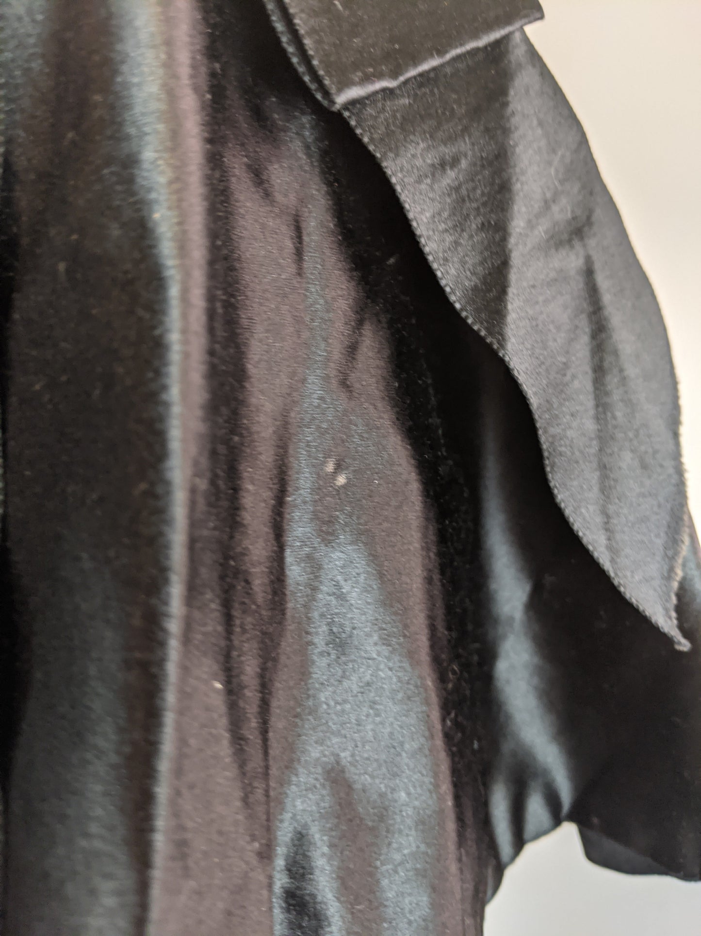 Victorian Black Silk Beaded Capelet