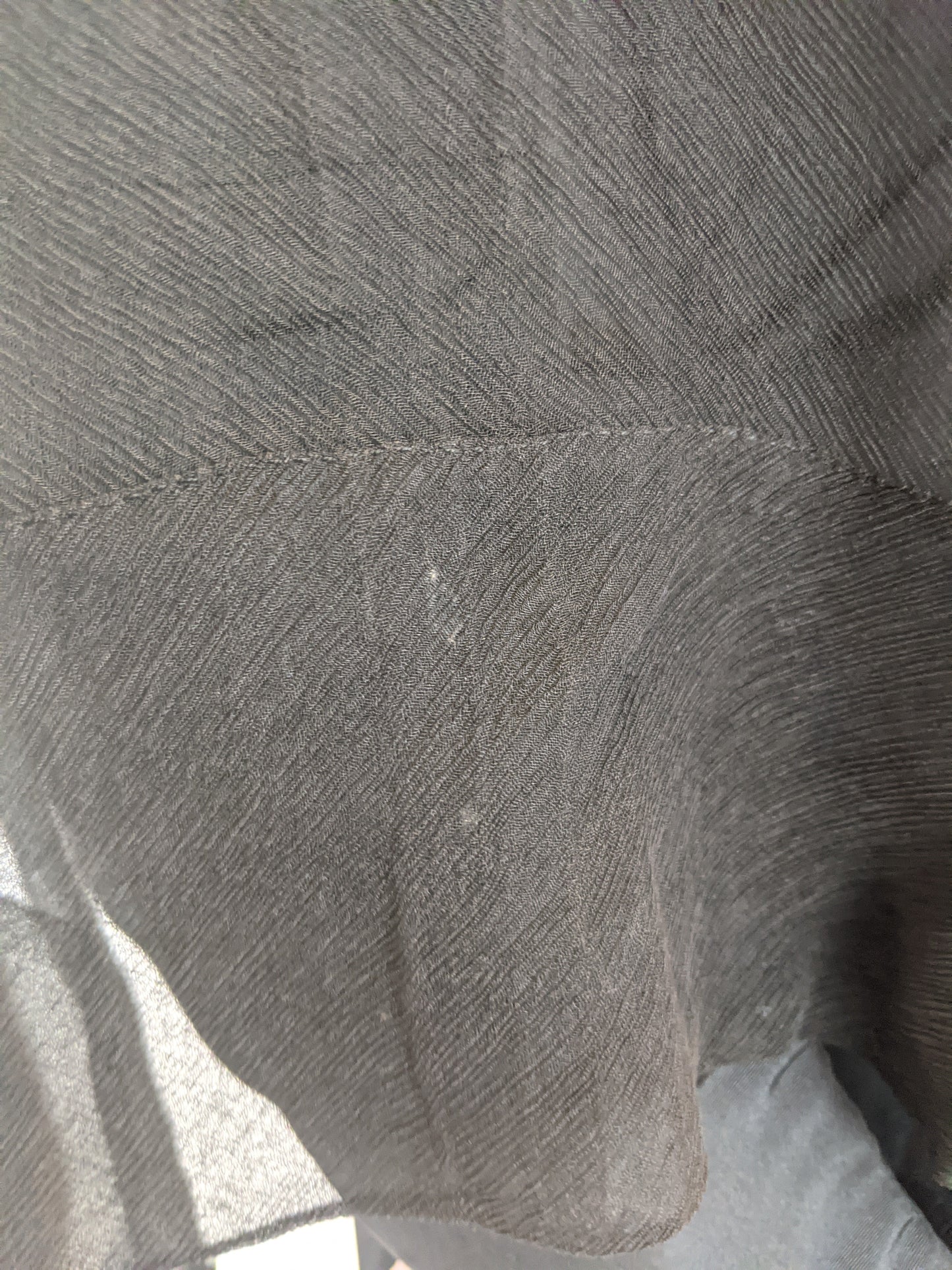 1900s Crape Mourning Veil