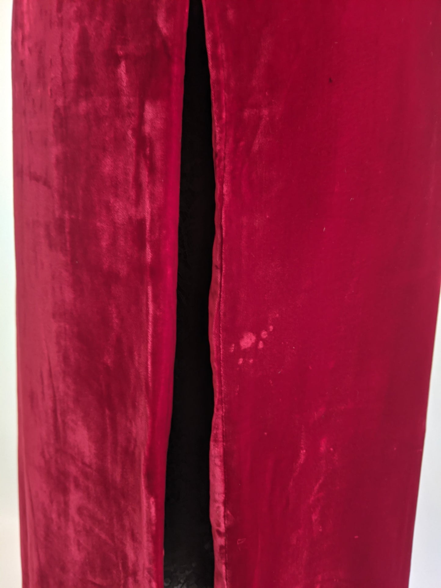 1930s Red Velvet Opera Coat | XS - Small