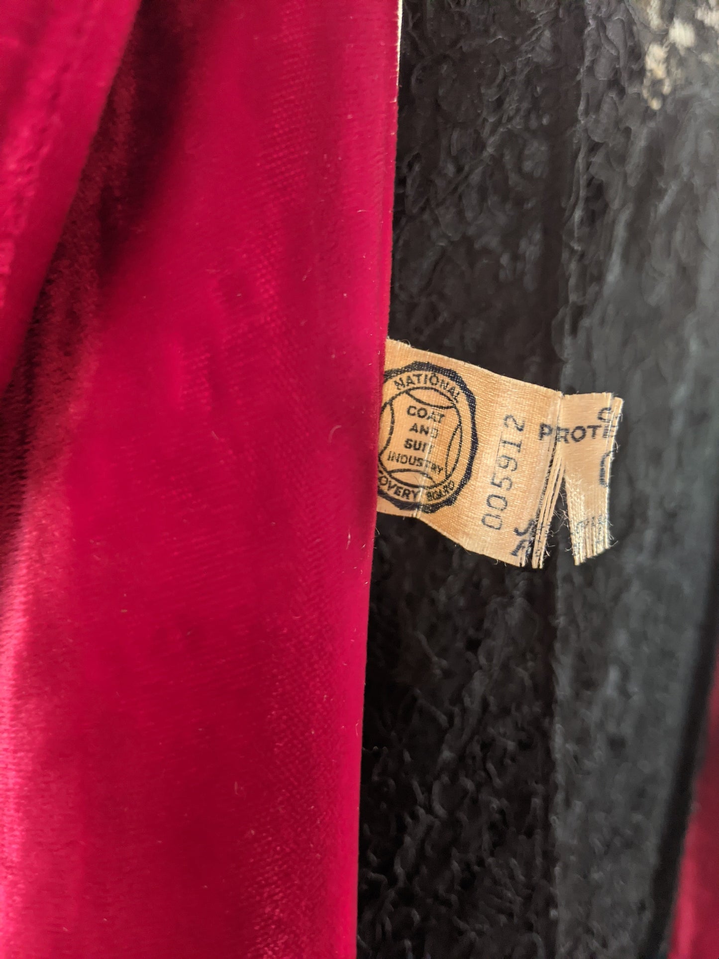 1930s Red Velvet Opera Coat | XS - Small