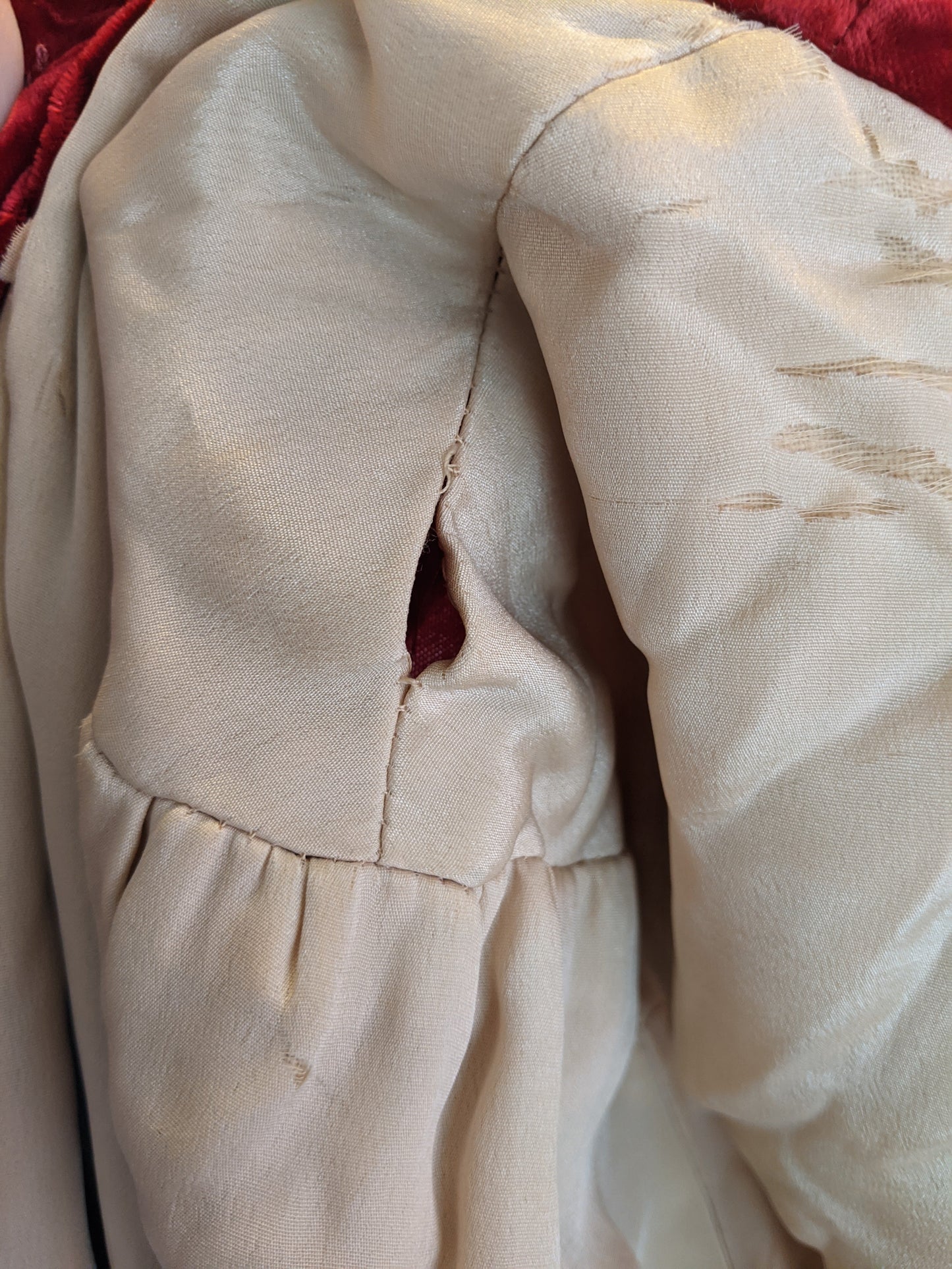 1930s Red Velvet Opera Coat | XS - Small
