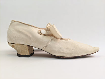 Late Victorian Pointed Toe Wedding Shoes