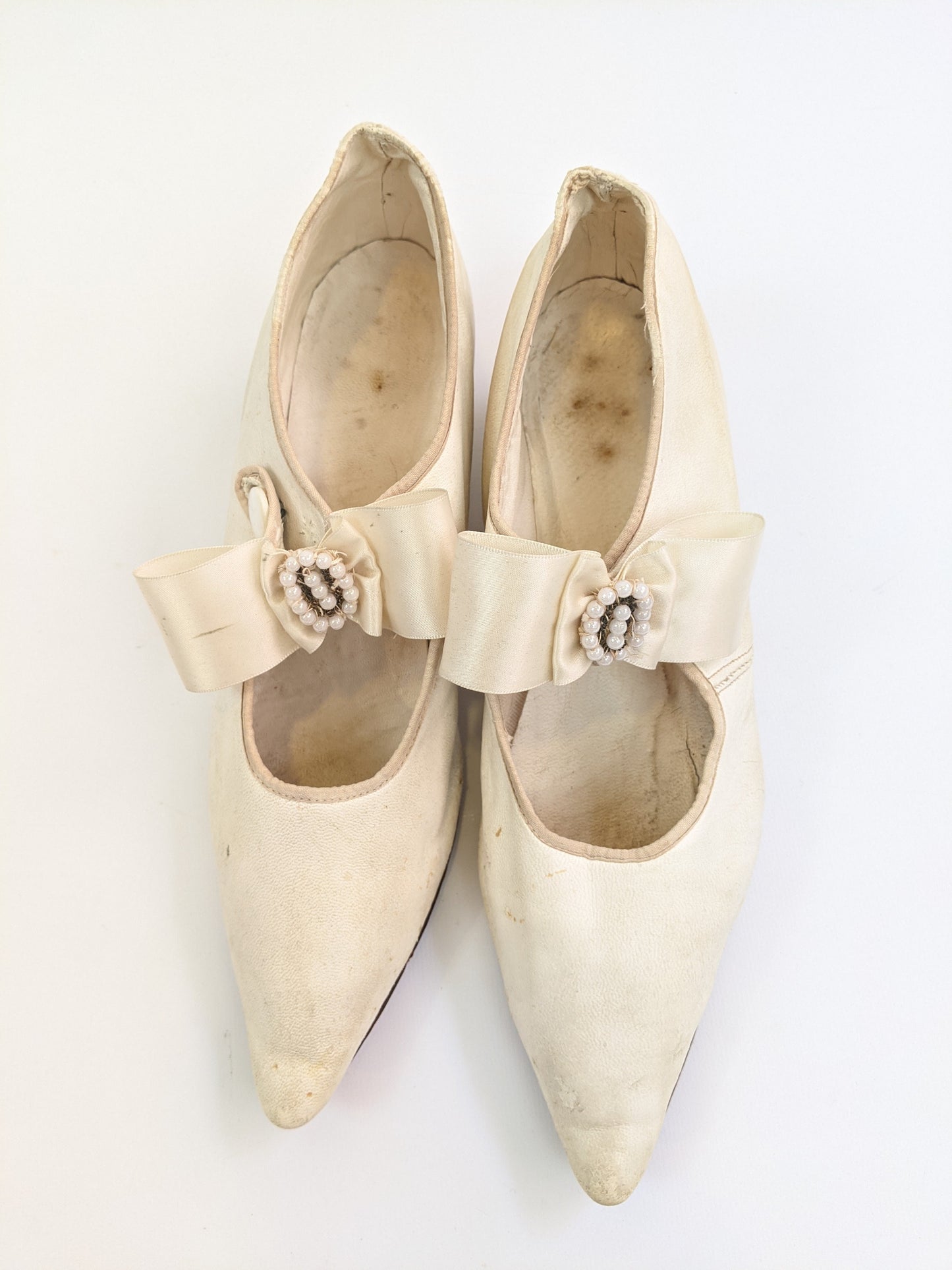 Late Victorian Pointed Toe Wedding Shoes