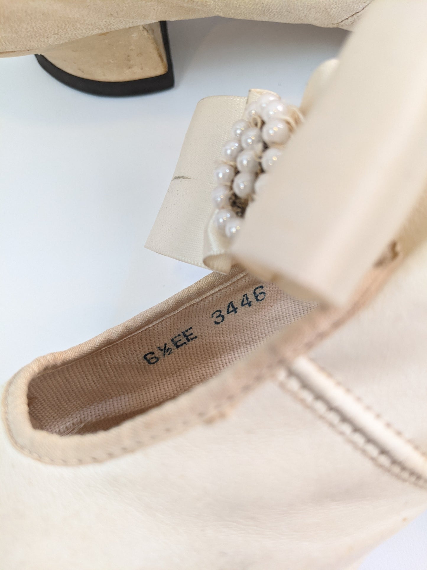 Late Victorian Pointed Toe Wedding Shoes
