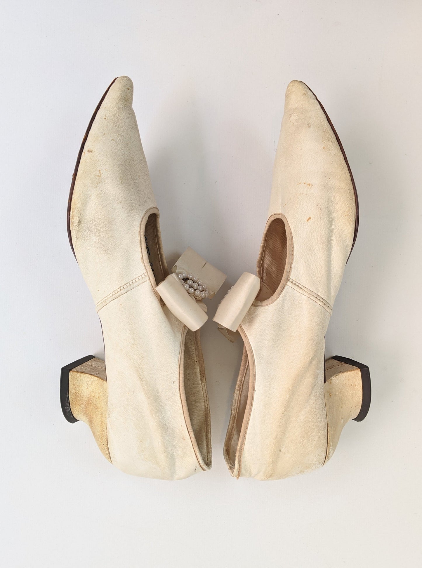 Late Victorian Pointed Toe Wedding Shoes