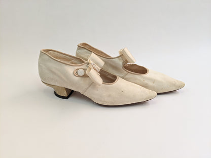 Late Victorian Pointed Toe Wedding Shoes
