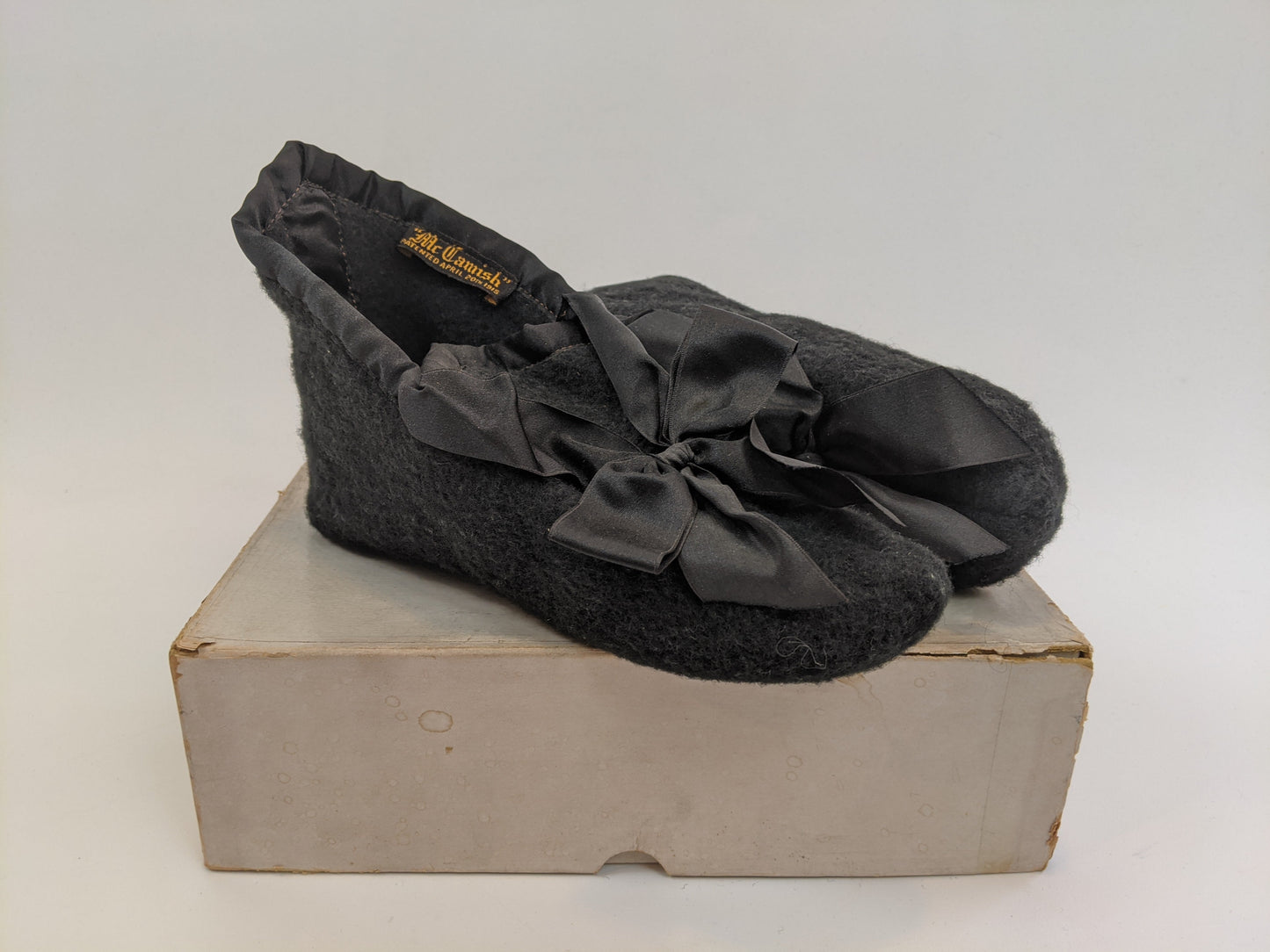 1910s Children's Burial Slippers in Original Box