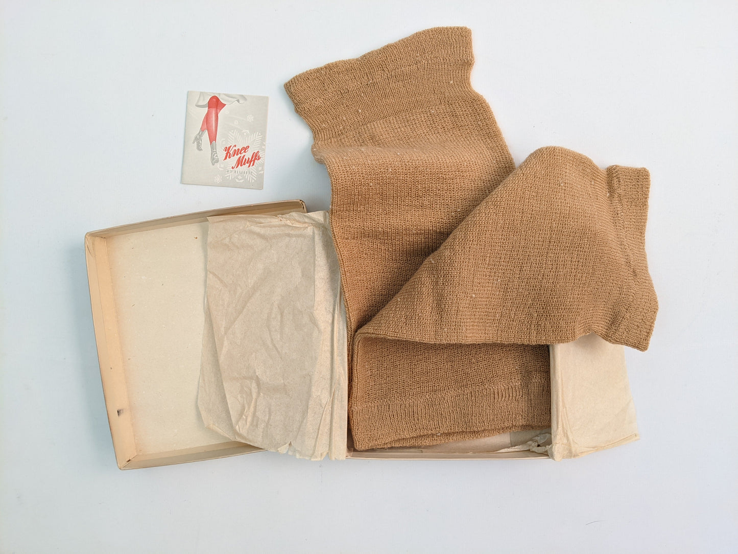 1940s Knee Muffs in Original Box
